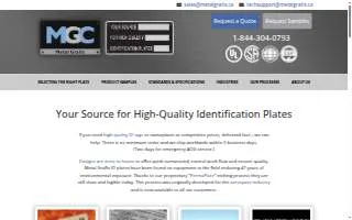 Metal Grafix website