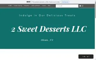 2 Sweet Desserts LLC website