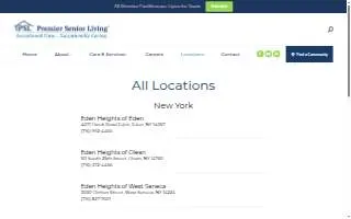 Eden Heights Of Olean Assisted Living & Memory Care website