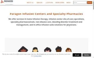 Paragon Behavioral Health Services website