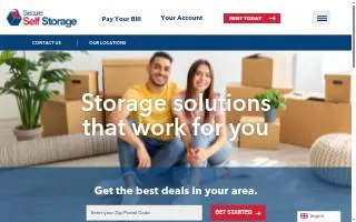 Secure Self Storage of Olean website