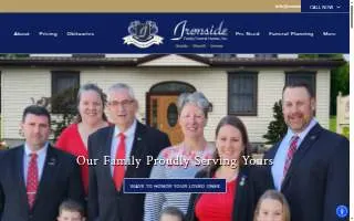 Ironside Funeral Home Inc. website