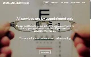 Catskill Eye Care Associates website