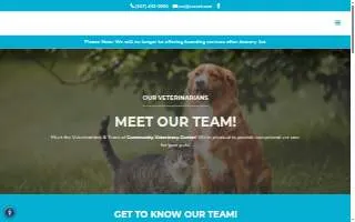 Community Veterinary Center: Leahy David DVM website