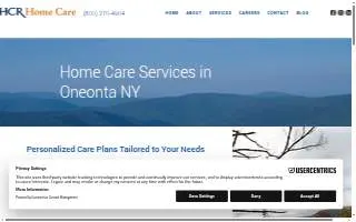 HCR Home Care of Oneonta website