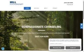 Hill Psychotherapy website