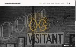 Oculo Visitant Gallery website