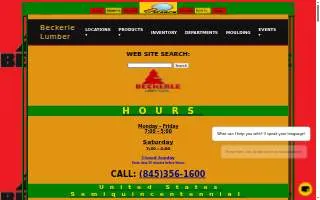 Beckerle Lumber - Orangeburg website