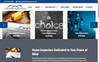 CTR Home Inspections website