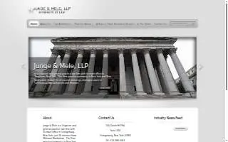 Junge & Mele, LLP website