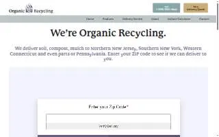Organic Recycling Inc website