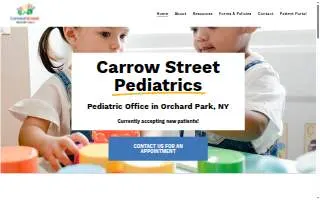 Carrow Street Pediatrics of Orchard Park website