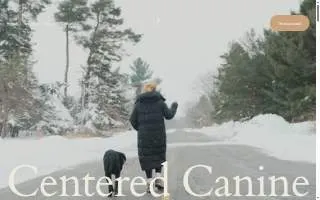 Centered Canine LLC website