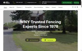 City Fence Inc of Orchard Park website