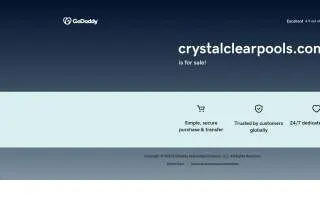 Crystal Clear Pools of Orchard Park website