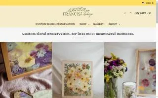 Francis Foliage website