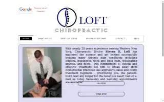 Loft Chiropractic - Steven E. Loft, DC website