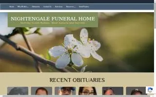 Nightengale Funeral Home of Orchard Park website