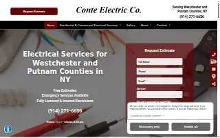 Conte Electric website
