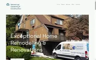 Geovannys Carpentry & Construction Inc. website