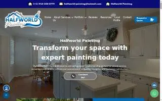 Halfworld Painting website