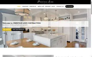 Prestige Line Contracting - Premier Construction & Renovation Services in Westchester website