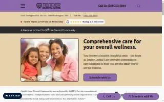 Tender Dental Care of Ossining website