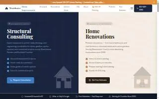Westchester Home Improvements website