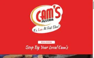 Cam's Pizzeria of Oswego website