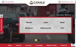 Canale Insurance & Accounting website