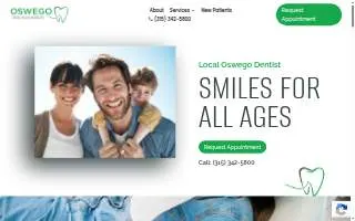Oswego Dental Health Associates website