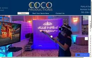Coco Productions of Pearl River website