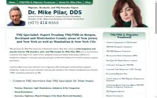 Dr. Mike Pilar, TMJ Specialist website