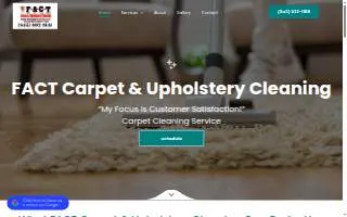 FACT Carpet & Upholstery Cleaning website