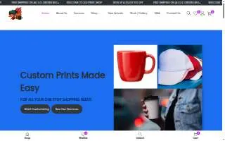 202 Print shop website