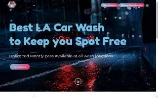 L.A. Car Wash website