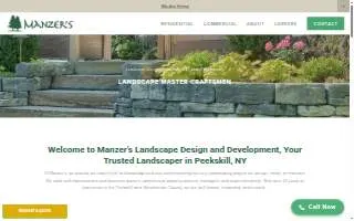 Manzer's Landscape Design & Development, Inc. website