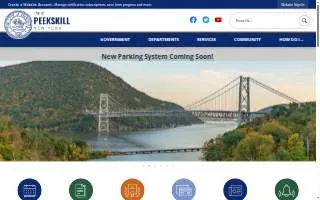Peekskill AC website