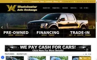 Westchester Auto Exchange, Inc. website