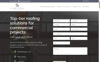 Cameron Roofing of Penfield website