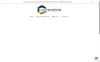 Cornerstone Wealth Management of Penfield website