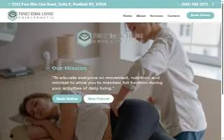 Functional Living Chiropractic website