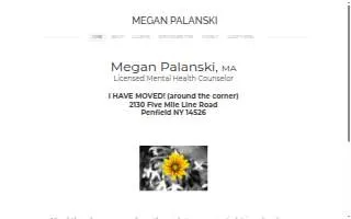 Megan Palanski Counseling website