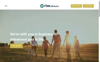Rise Advisors LLC. of Penfield website