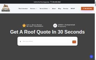 Roof Rangers of Penfield website