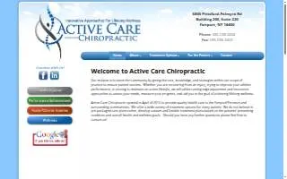 Active Care Chiropractic of Perinton website