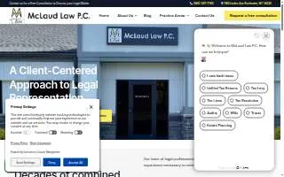 McLaud Law P.C. of Perinton website