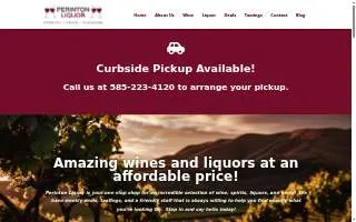 Perinton Liquor website