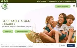 Emerald Family Dental website