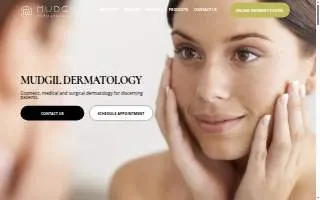 Mudgil Dermatology, PC of Plainview website